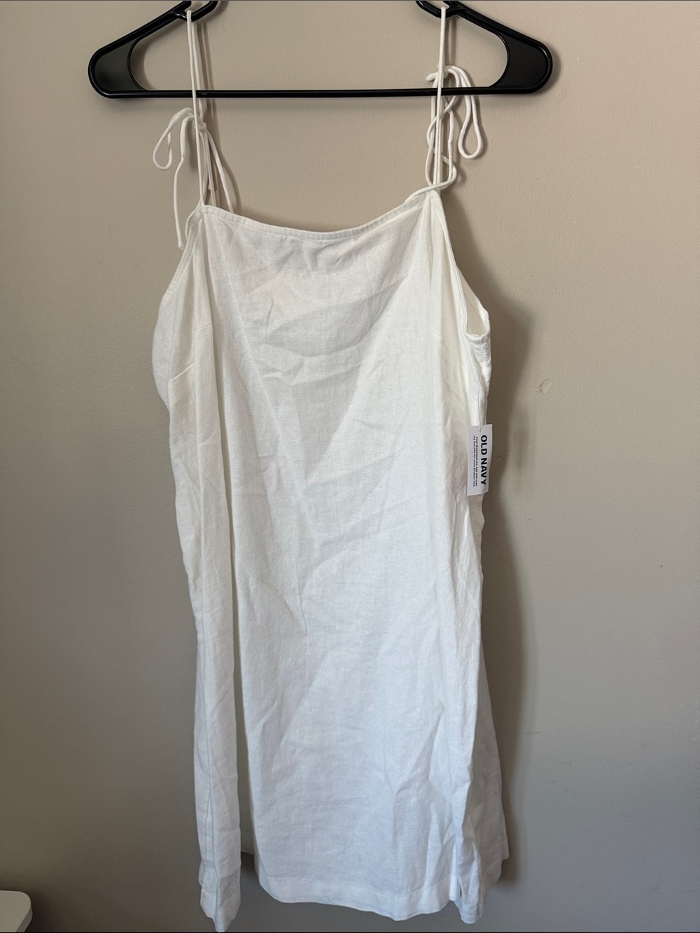 NWT Old Navy White Tie-Strap Dress